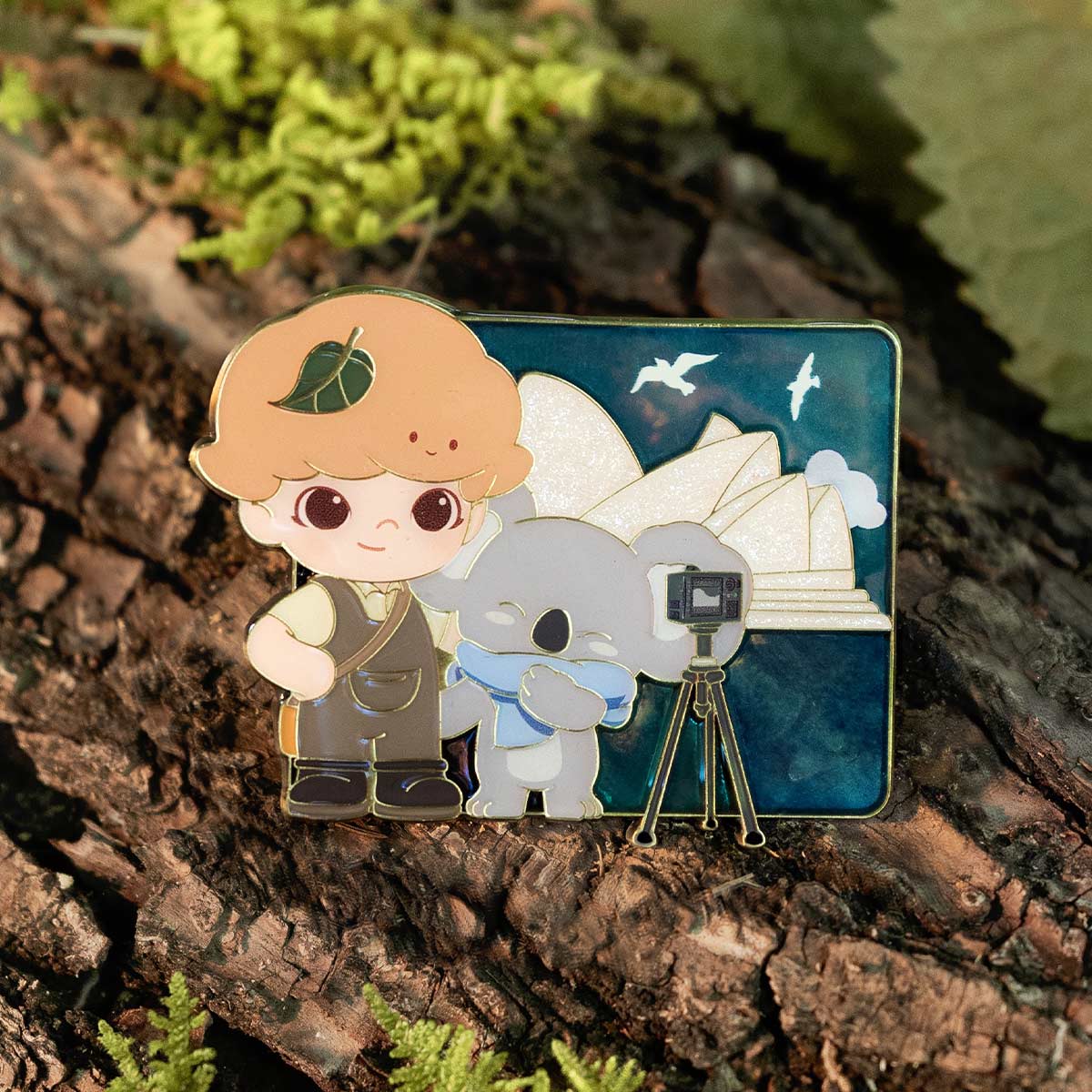 DIMOO ONE DAY WITH KOALA-Badge Blind Box - POP MART (Singapore)