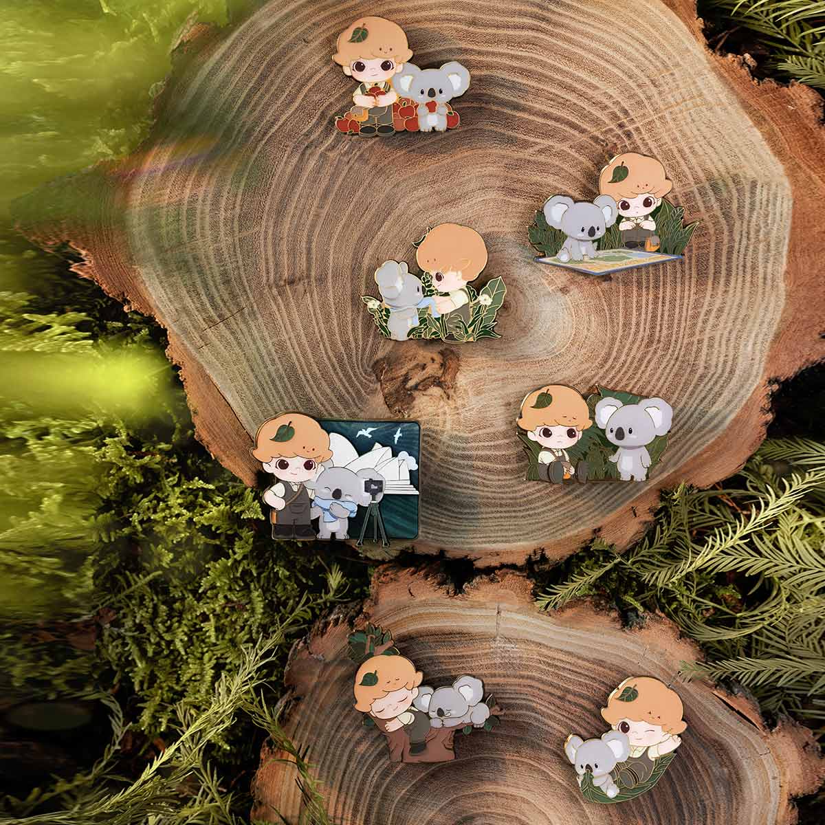 DIMOO ONE DAY WITH KOALA-Badge Blind Box - POP MART (Macao