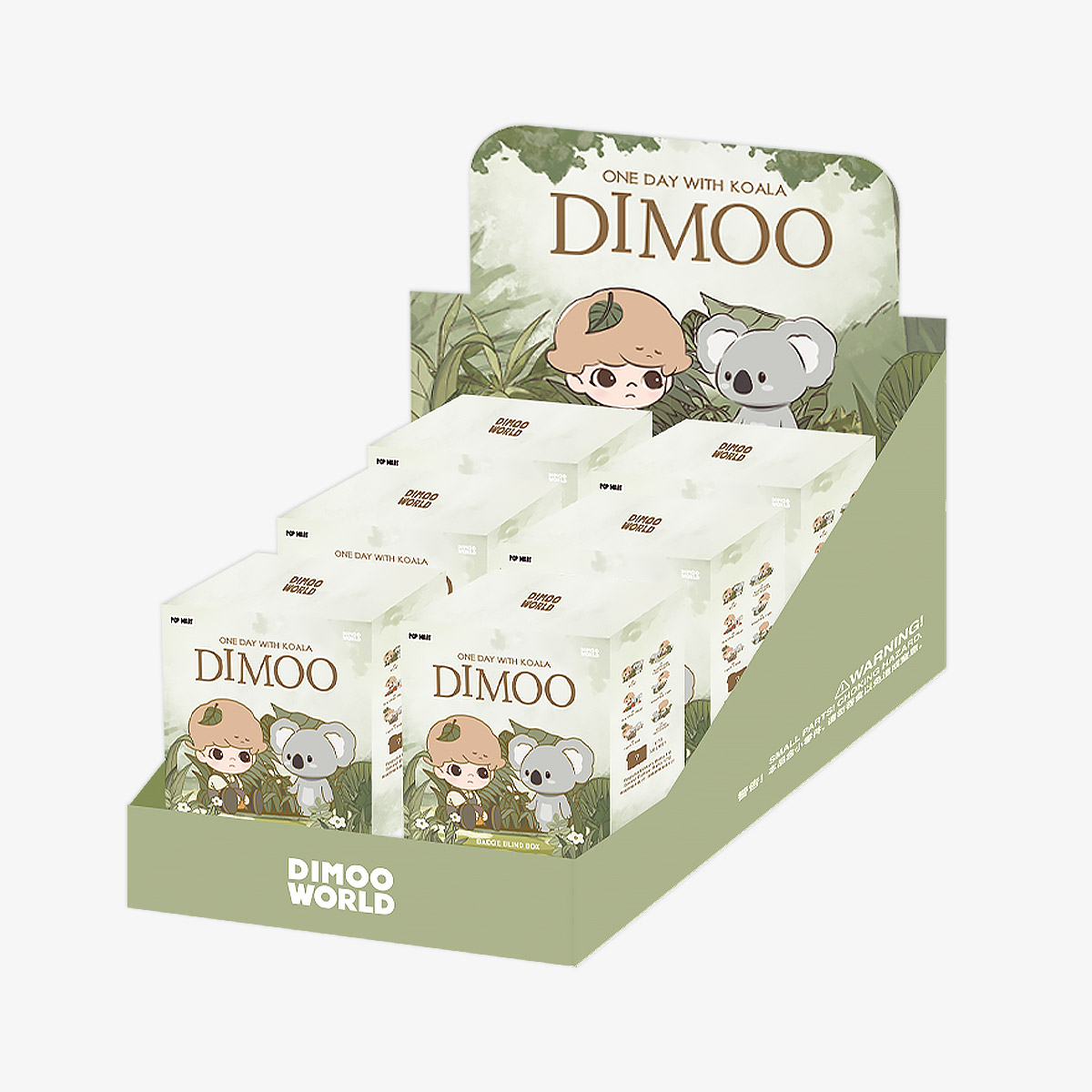 DIMOO ONE DAY WITH KOALA-Badge Blind Box - POP MART (France)