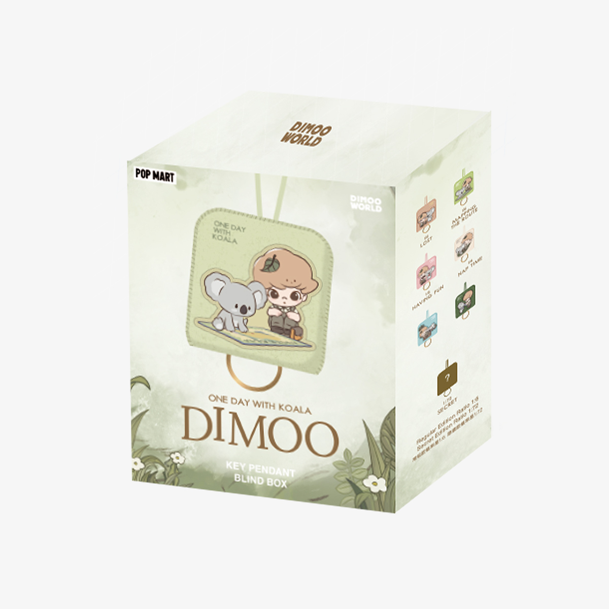 DIMOO ONE DAY WITH KOALA SERIES-Key Case Blind Box - POP