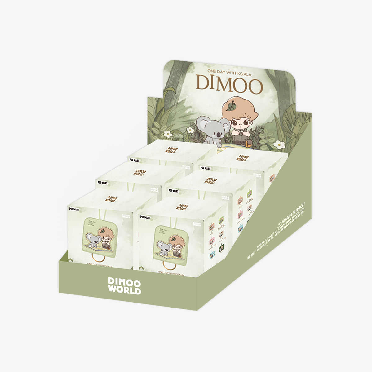 DIMOO ONE DAY WITH KOALA SERIES-Key Case Blind Box - POP