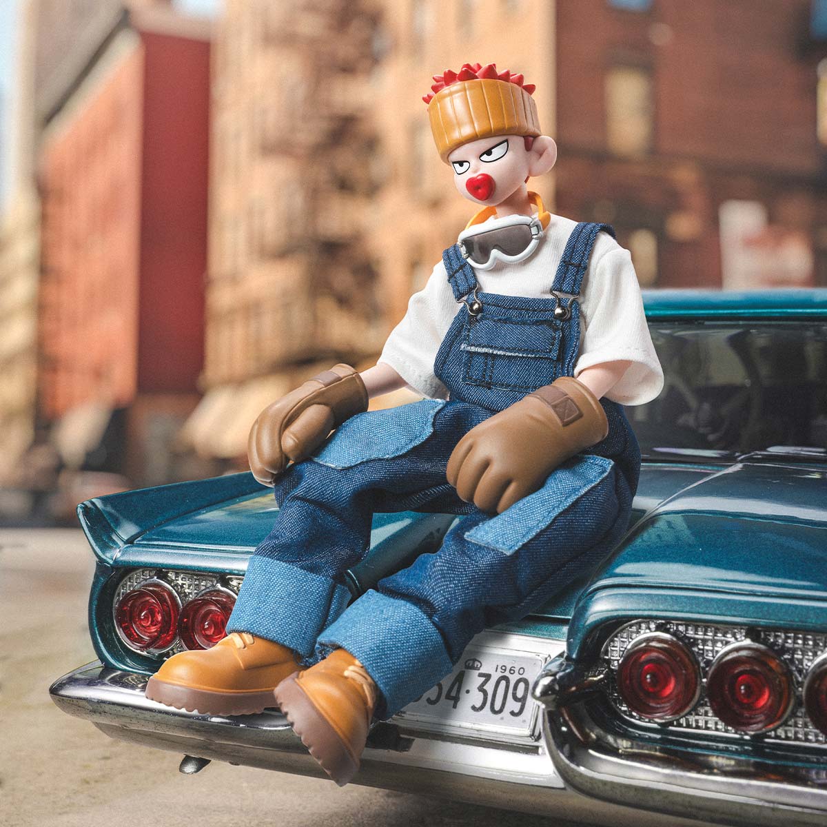 POPMART　BAZBON 1/8　アクションフィギュア BAZBON Label Plan Series 1/8 Action Figure - POP MART