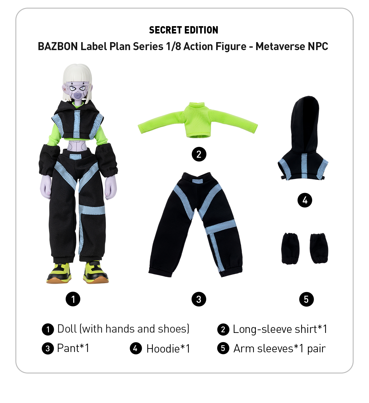 BAZBON Label Plan Series 1/8 Action Figure - POP MART