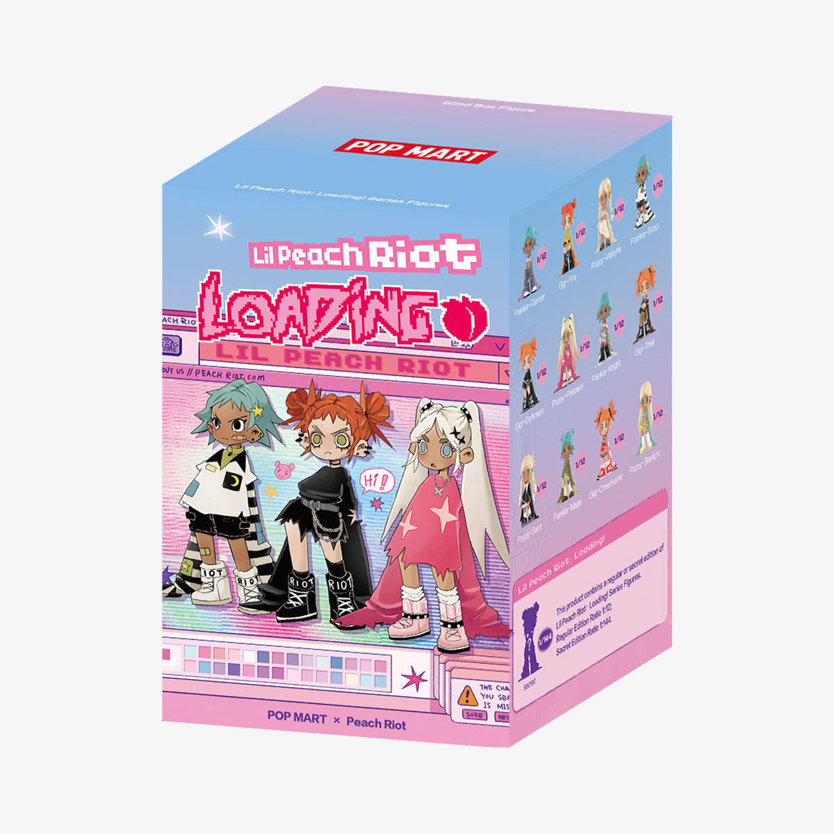 Lil Peach Riot：Loading! Series Figures - POP MART (Japan)