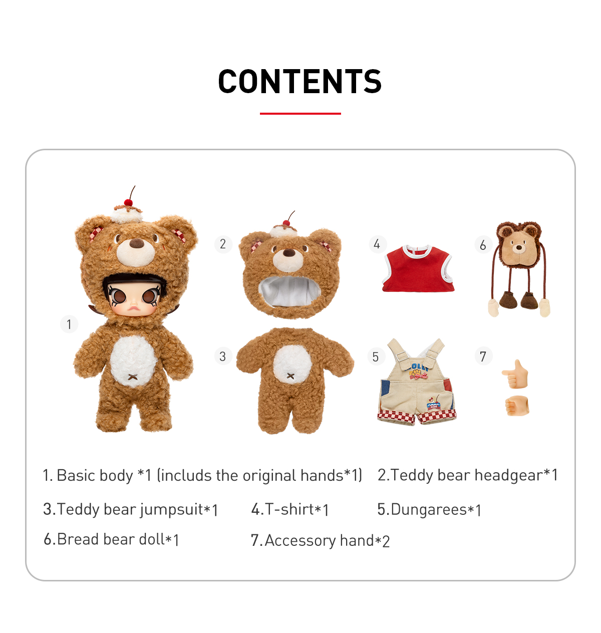 MOLLY Bear Bread 1/8 Action Figure - POP MART (Luxembourg)
