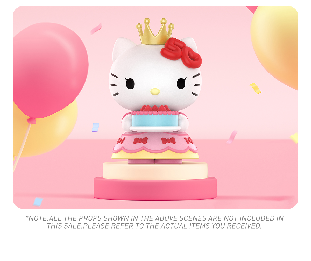 キティ Hello Kitty 50th Anniversary POPMART 12pcs Authentic POP MART Hello Kitty 50th anniversary Mini