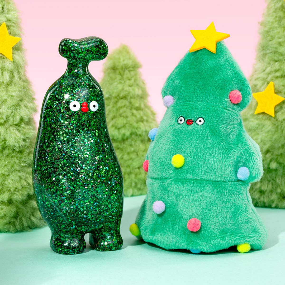 FLABJACKS Glistening Christmas Tree Figure - POP MART