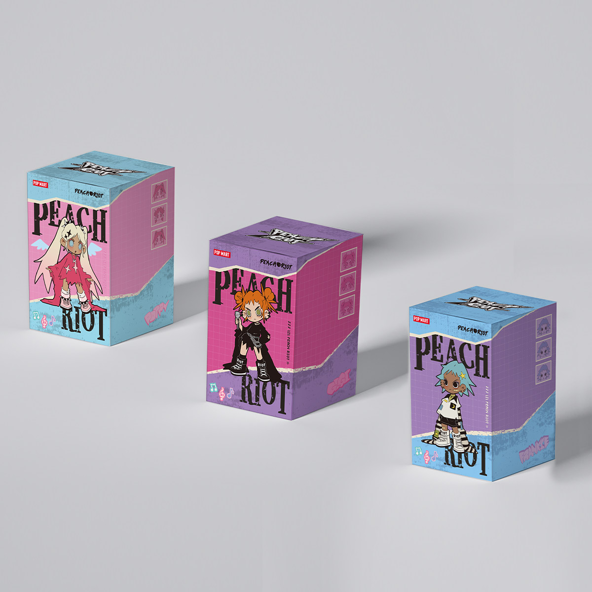 Lil Peach Riot：Loading! Series-Keychain - POP MART (Japan)