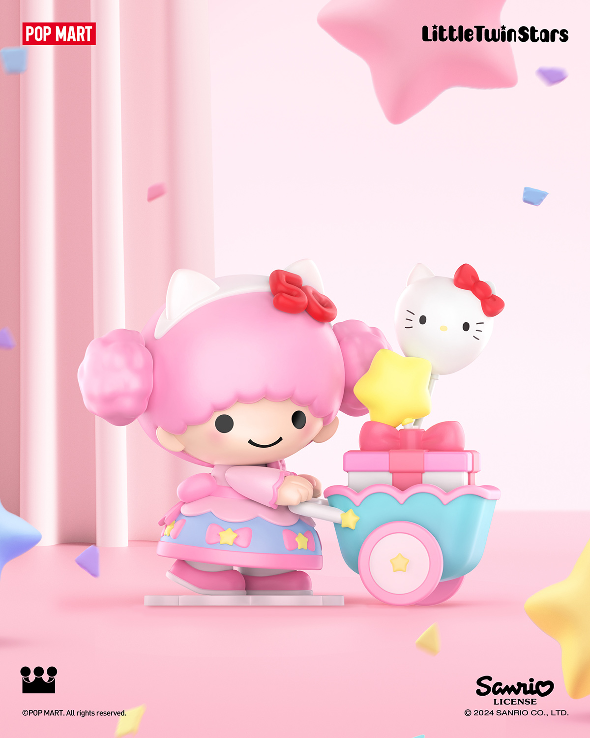 その他 POPMART the monsters Hello Kitty 50th Hello Kitty 50th Anniversary Figurine Celebration | TikTok