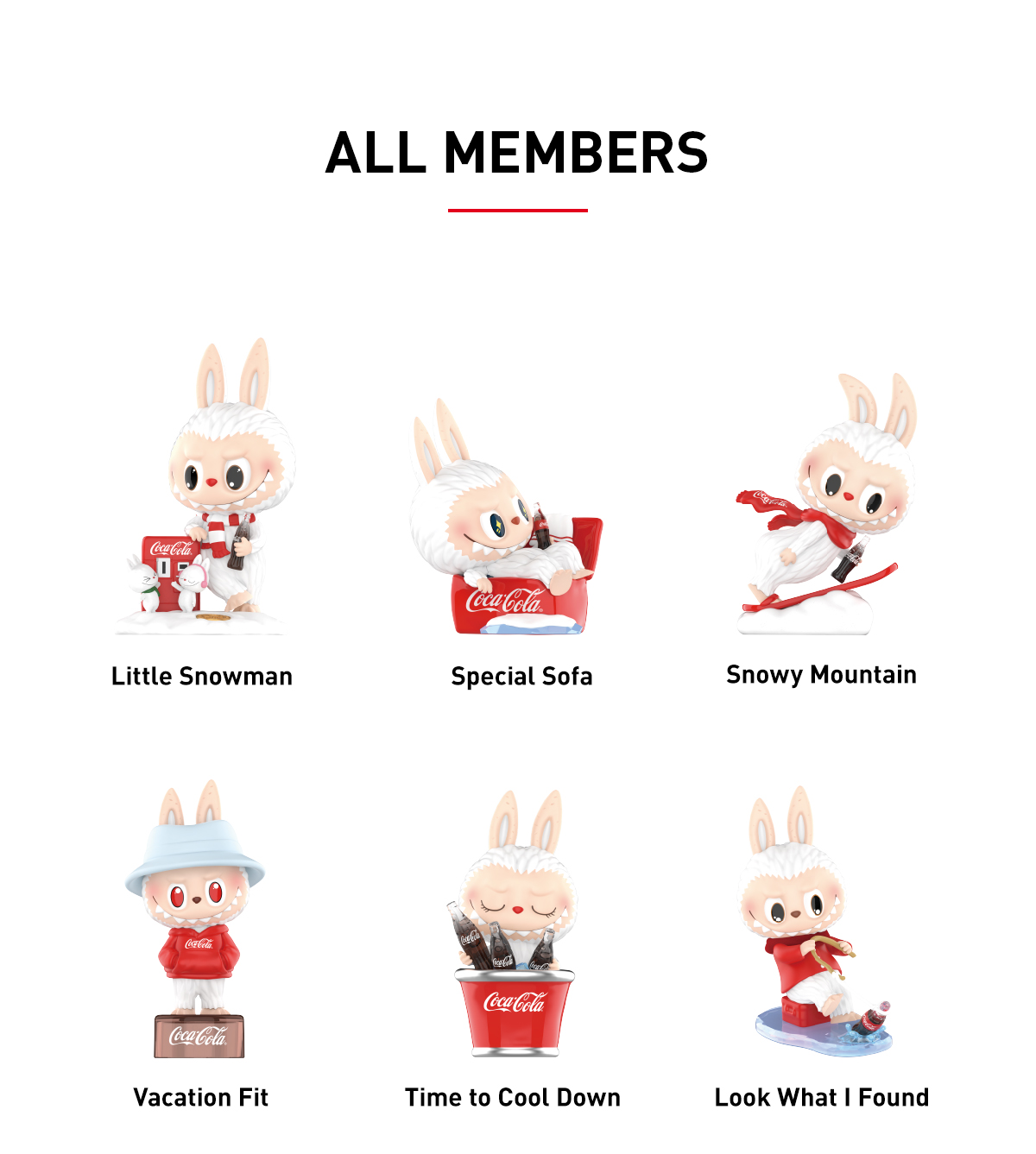 THE MONSTERS COCA-COLA Series Figures 5個 THE MONSTERS COCA-COLA Series Figures - POP MART (Japan)