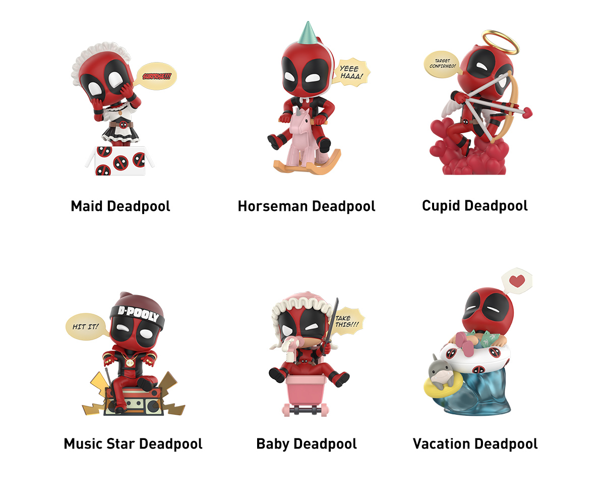 Marvel Deadpool Series Figures - POP MART (Japan)