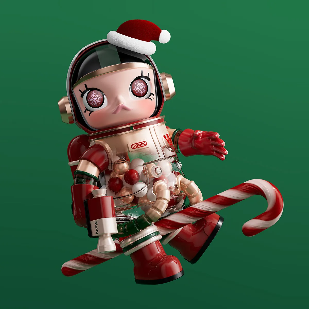 MEGA SPACE MOLLY 400% Christmas 2024 - POP MART (Netherlands)
