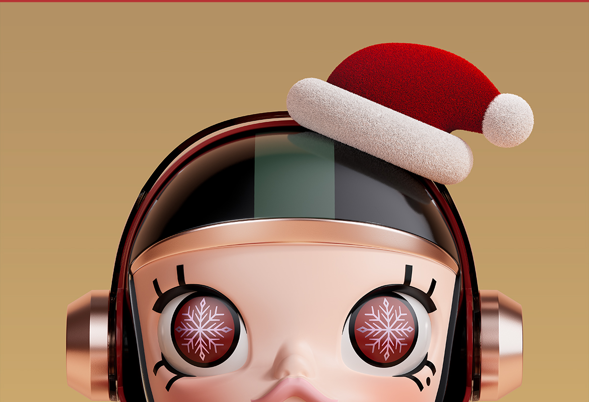 MEGA SPACE MOLLY 400% Christmas 2024 - POP MART (Macao, China)