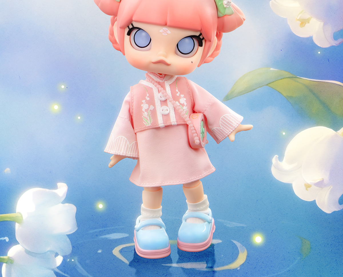 MOLLY Lily of the Valley Action Figure - POP MART (Macao, China)