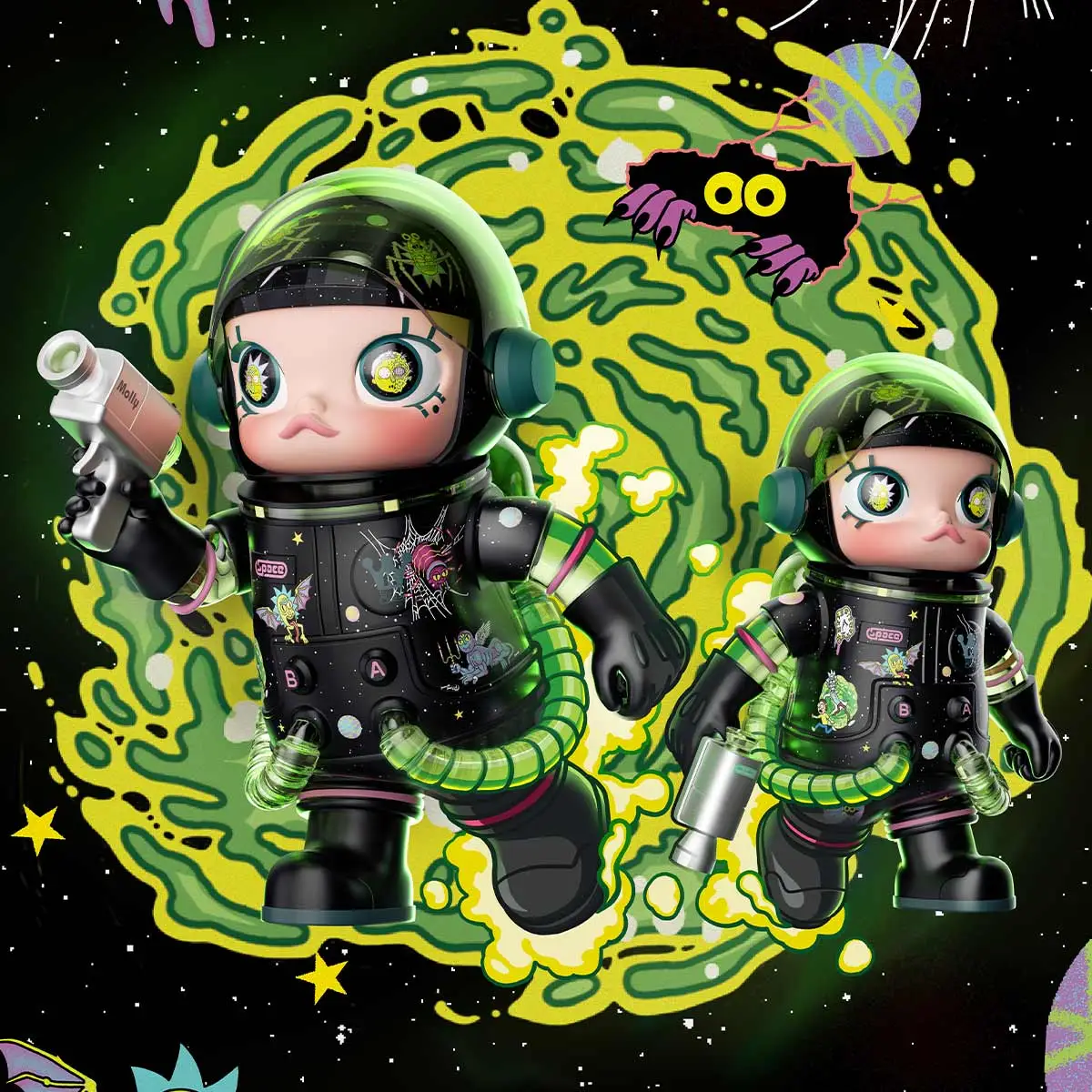 MEGA SPACE MOLLY 1000% Rick and Morty - POP MART (Switzerland)