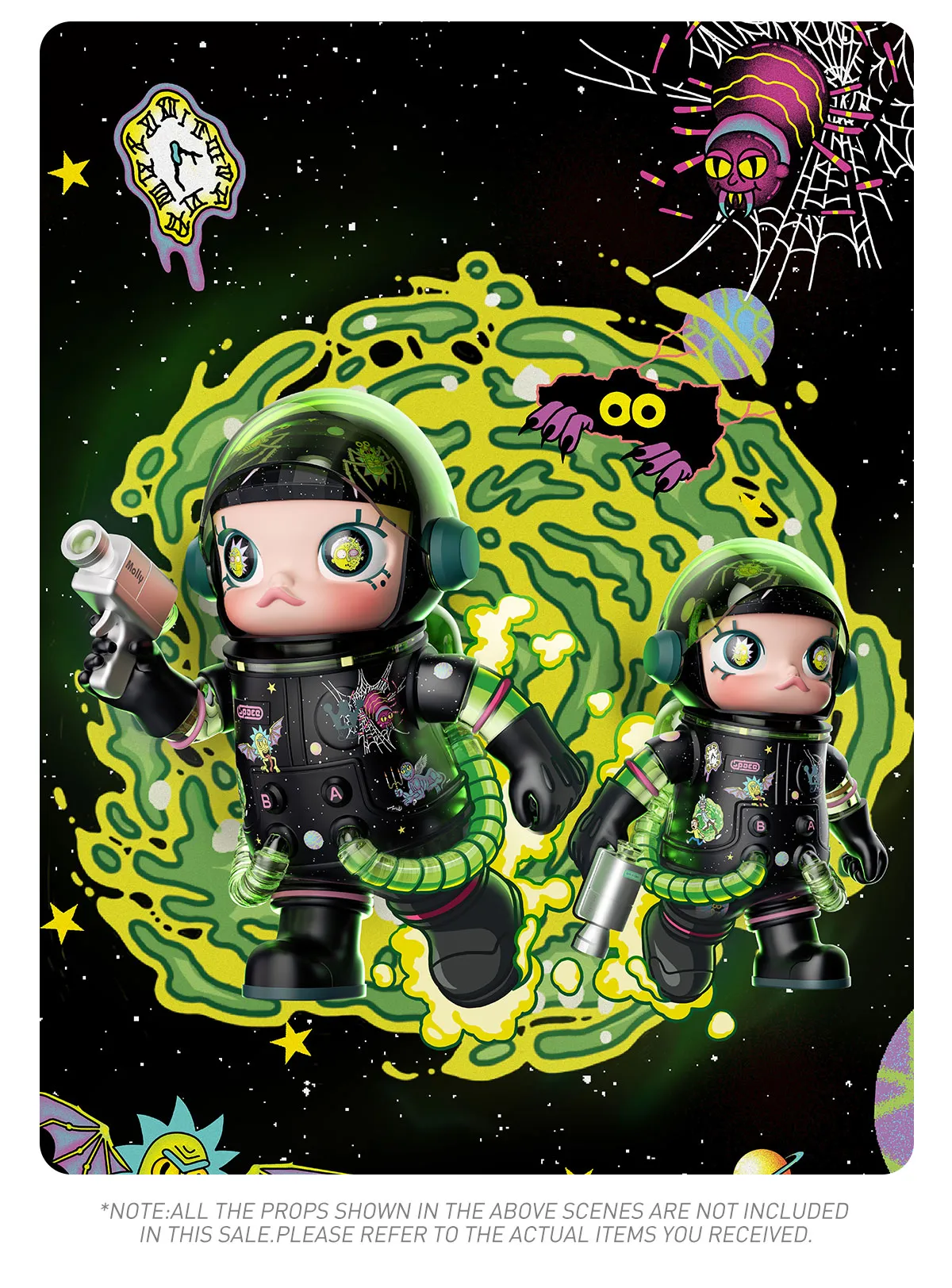 MEGA SPACE MOLLY 1000% Rick and Morty - POP MART (New Zealand)
