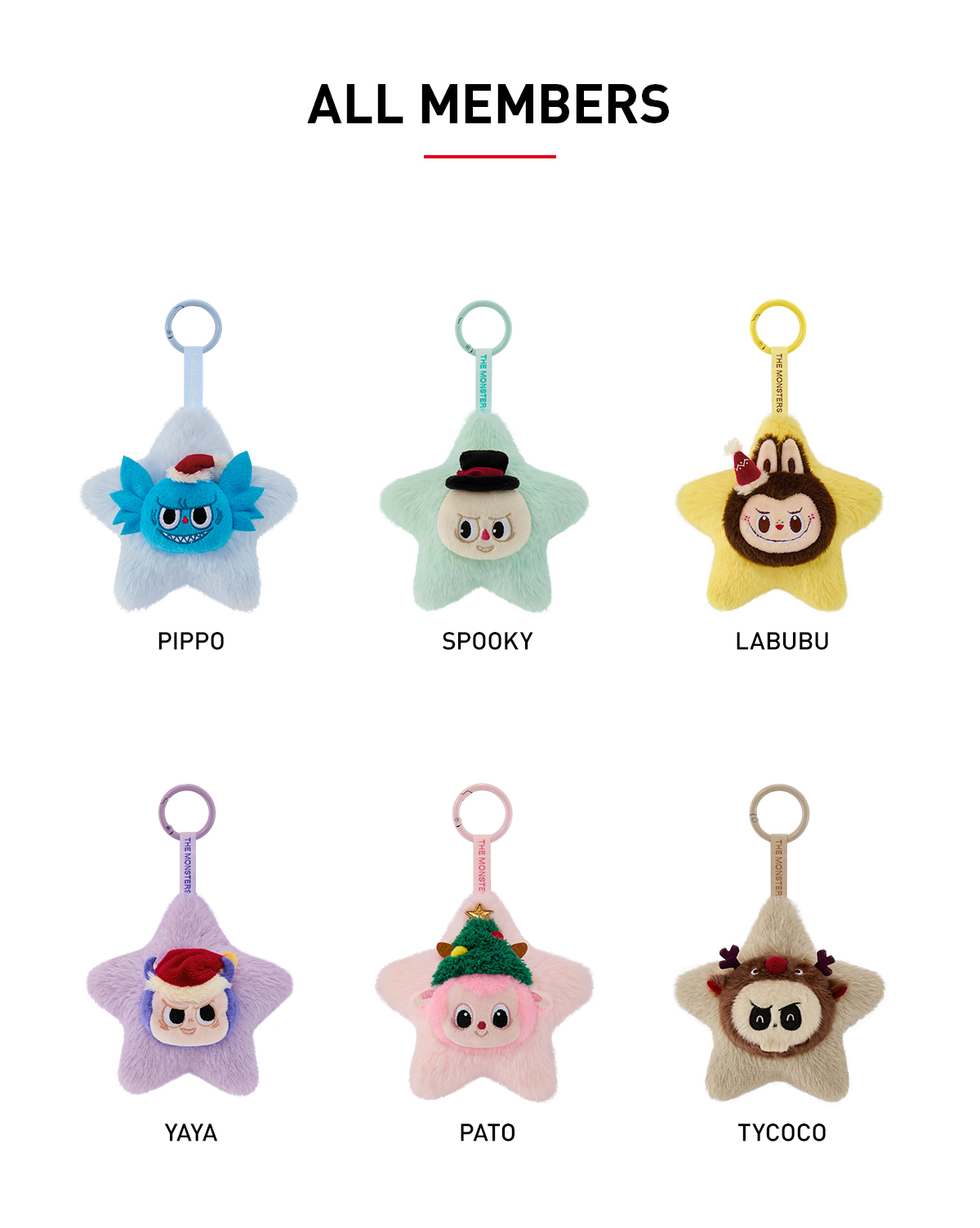 THE MONSTERS Classic Series-Sparkly Plush Pendant Blind Box - POP