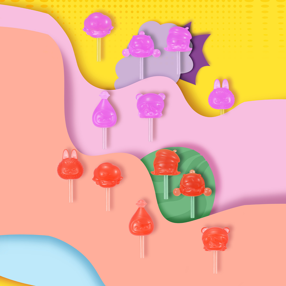 POP BEAN Chupa Chups Series - POP MART (Japan)