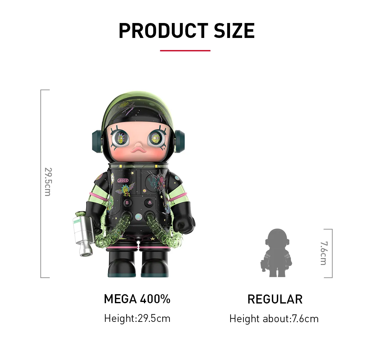 MEGA SPACE MOLLY 400% Rick and Morty - POP MART (Japan)