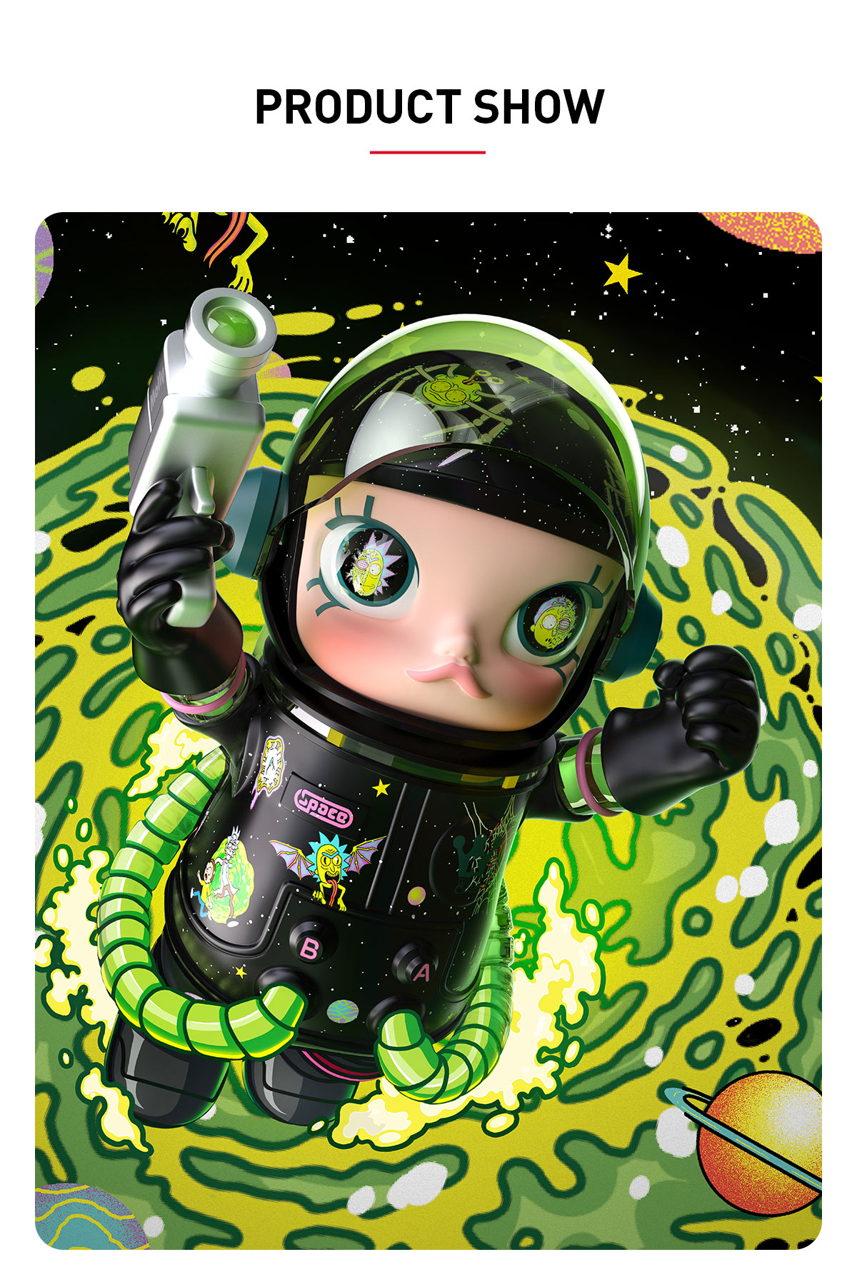 MEGA SPACE MOLLY 400% Rick and Morty - POP MART (Japan)
