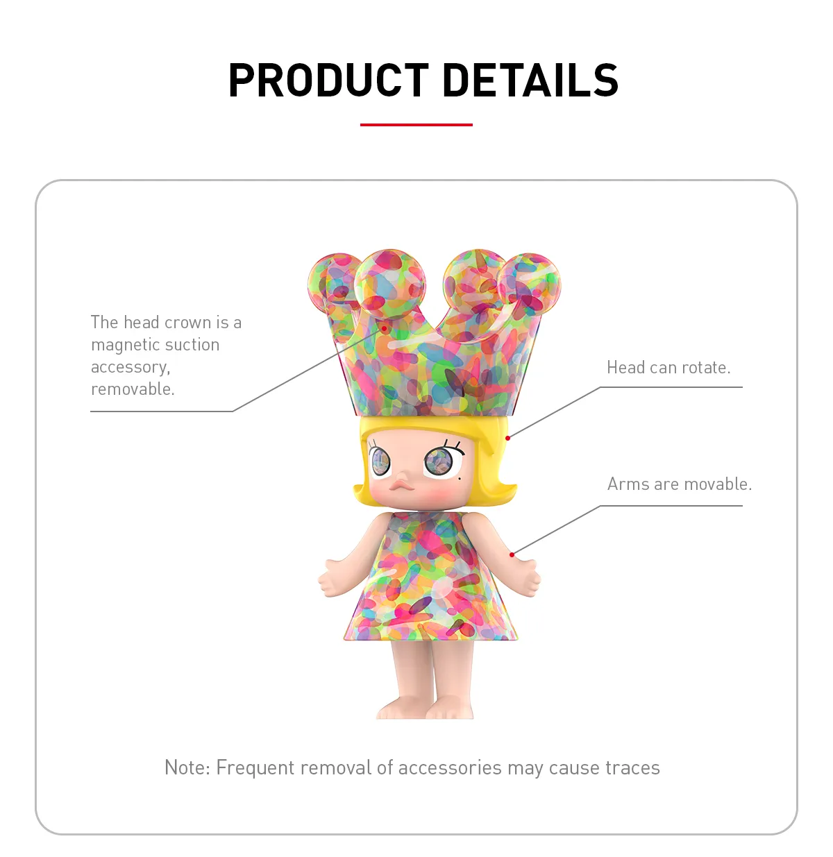 MEGA ROYAL MOLLY 400% Huang Yuxing-Bubbles - POP MART (Luxembourg)