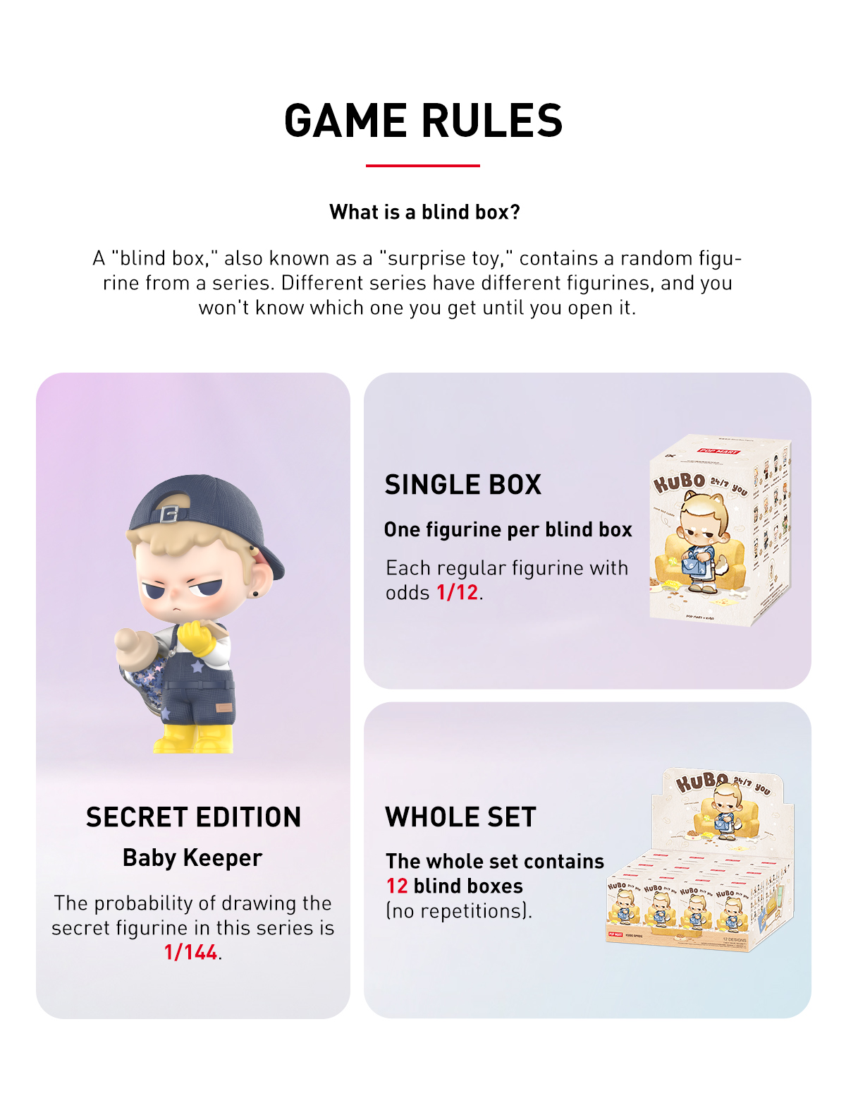 KUBO 24/7 YOU Series Figures - POP MART (France) KUBO 24/7 YOU Series Figures - POP MART (France)