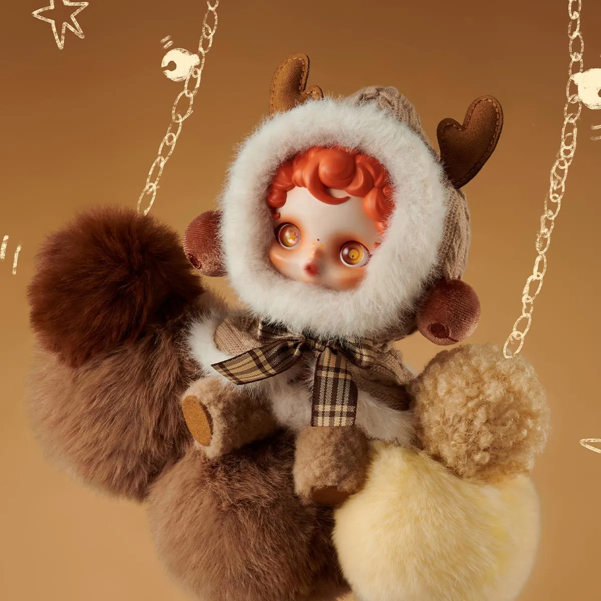 SKULLPANDA Winter Symphony Series Plush - POP MART (France)