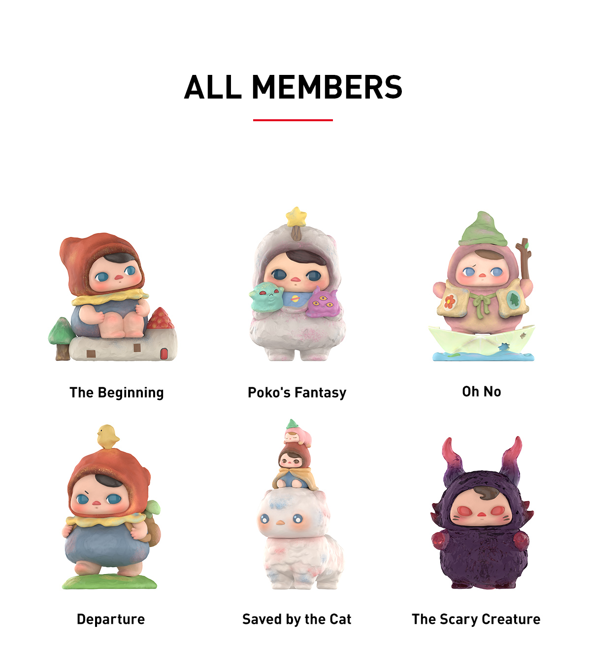 PUCKY Poko's Adventure Series Figures - POP MART (Japan)