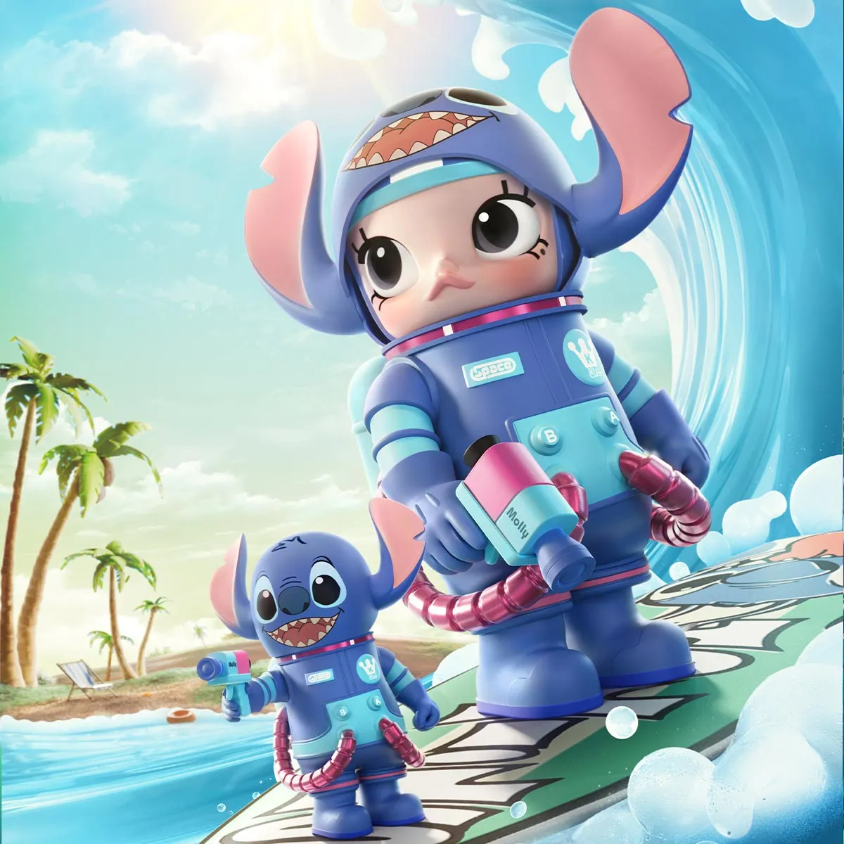 MEGA SPACE MOLLY 1000% Stitch - POP MART (Italy)