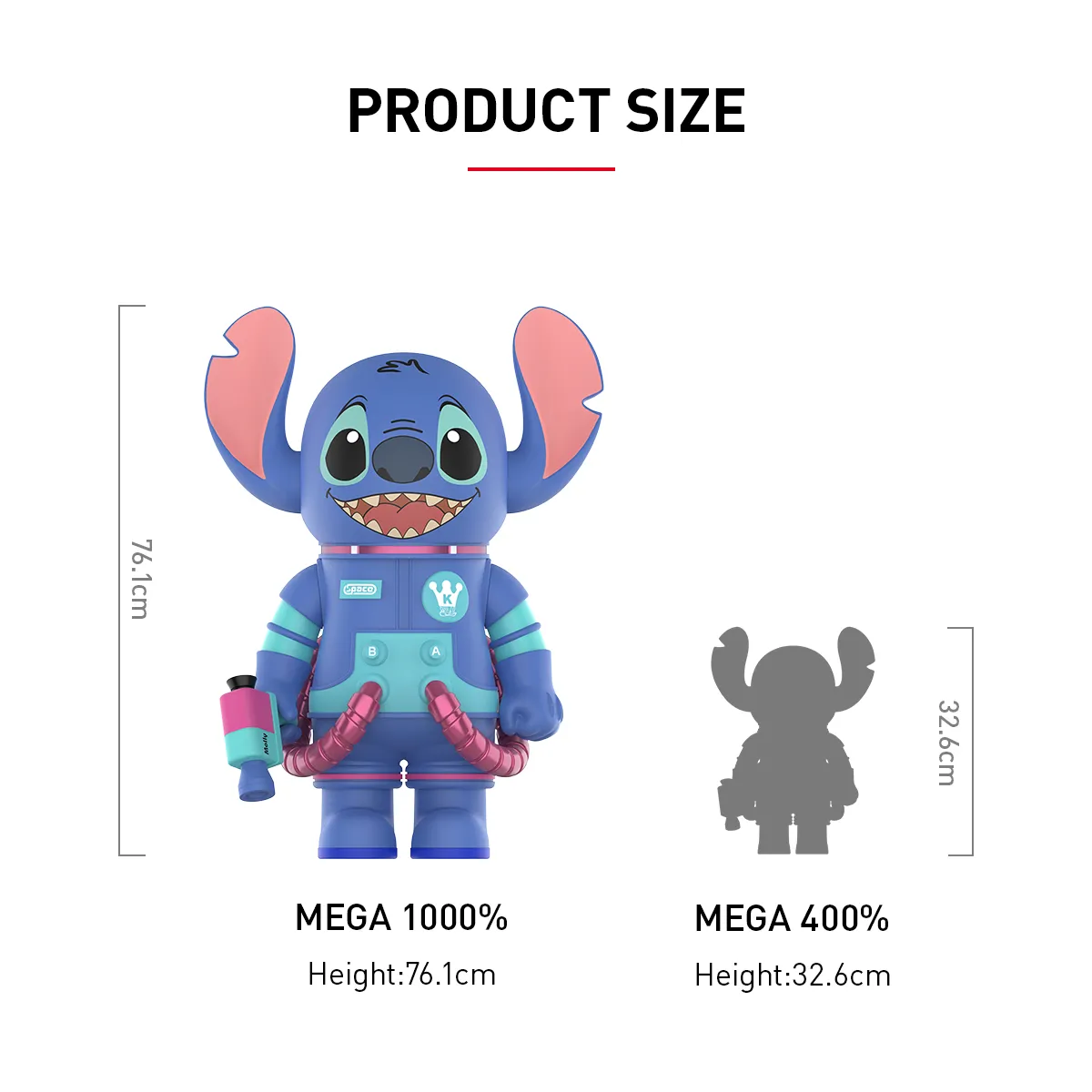 MEGA SPACE MOLLY 1000% 史迪奇 - POP MART (Netherlands)