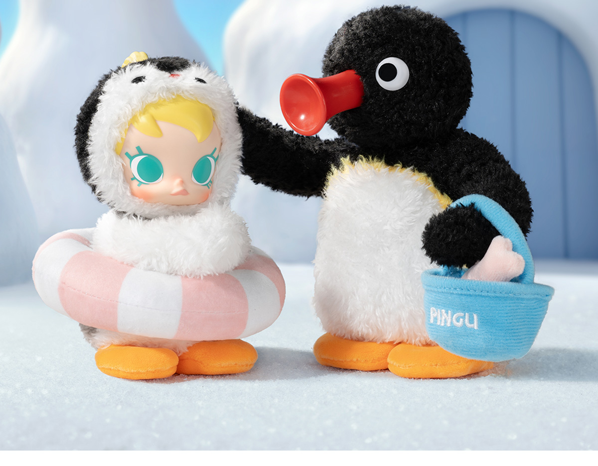 Baby Molly × Pingu Happy Fishing Series-Vinyl Plush Pendant Blind