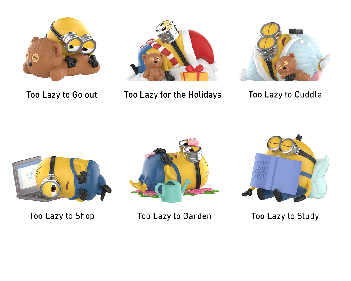 Minions Lazy Every Day Series Figures - POP MART (Japan)