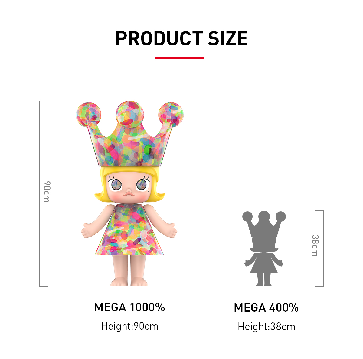 MEGA ROYAL MOLLY 1000% Huang Yuxing-Bubbles - POP MART