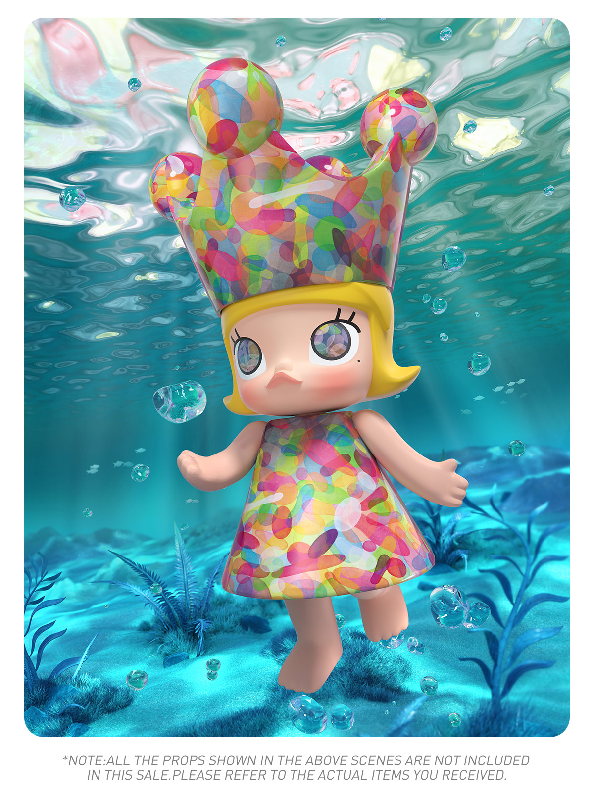 MEGA ROYAL MOLLY 1000% Huang Yuxing-Bubbles - POP MART (Japan)