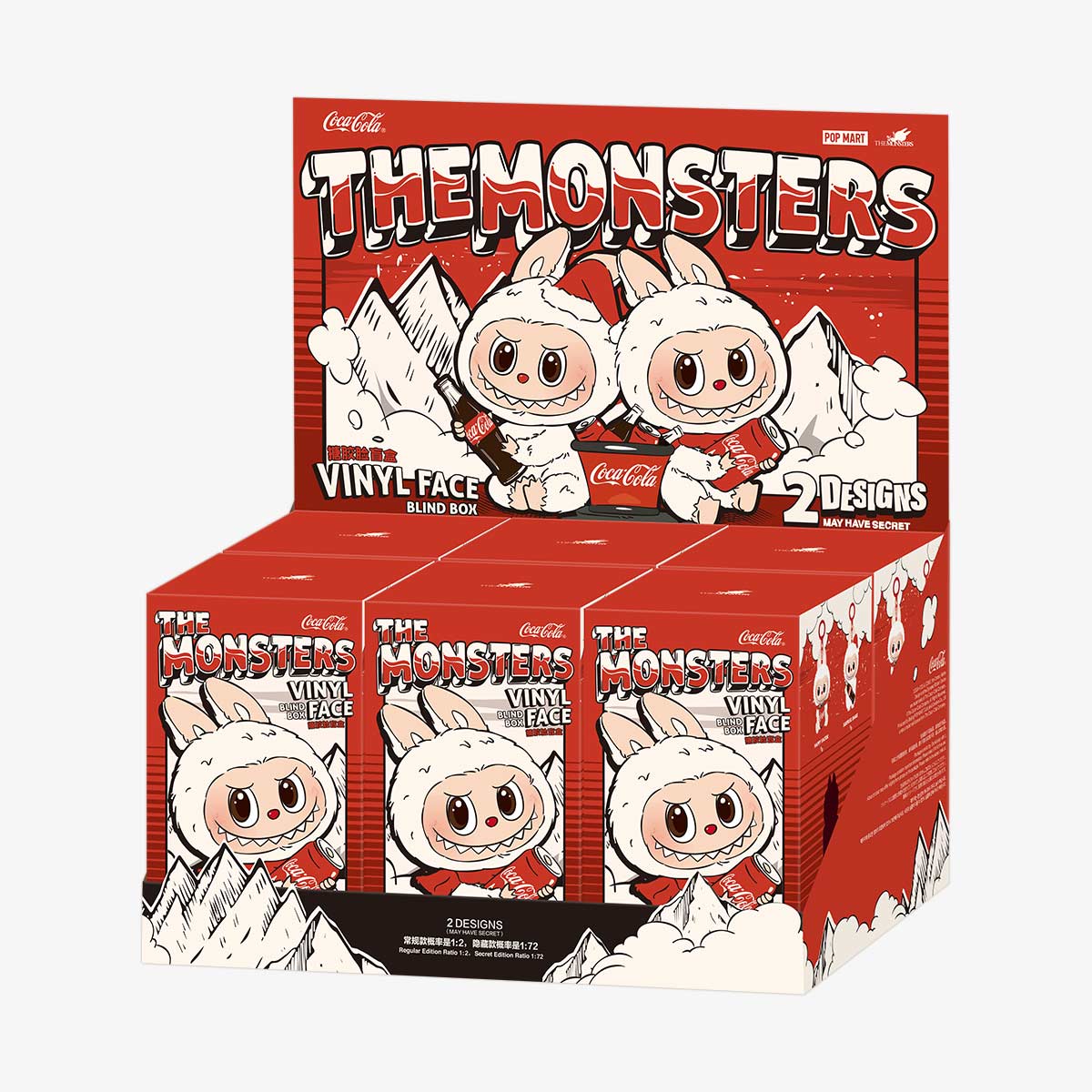 THE MONSTERS COCA-COLA SERIES-Vinyl Face Blind Box - POP