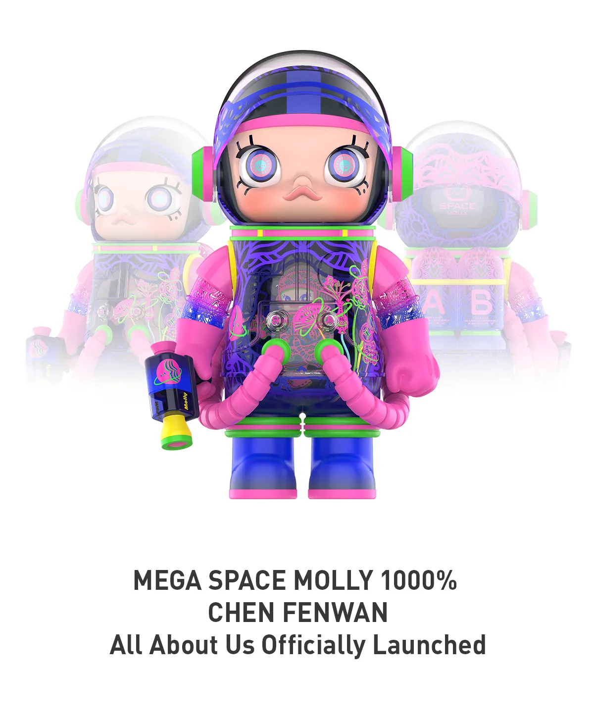MEGA SPACE MOLLY 1000% 陈粉丸 - POP MART (Japan)