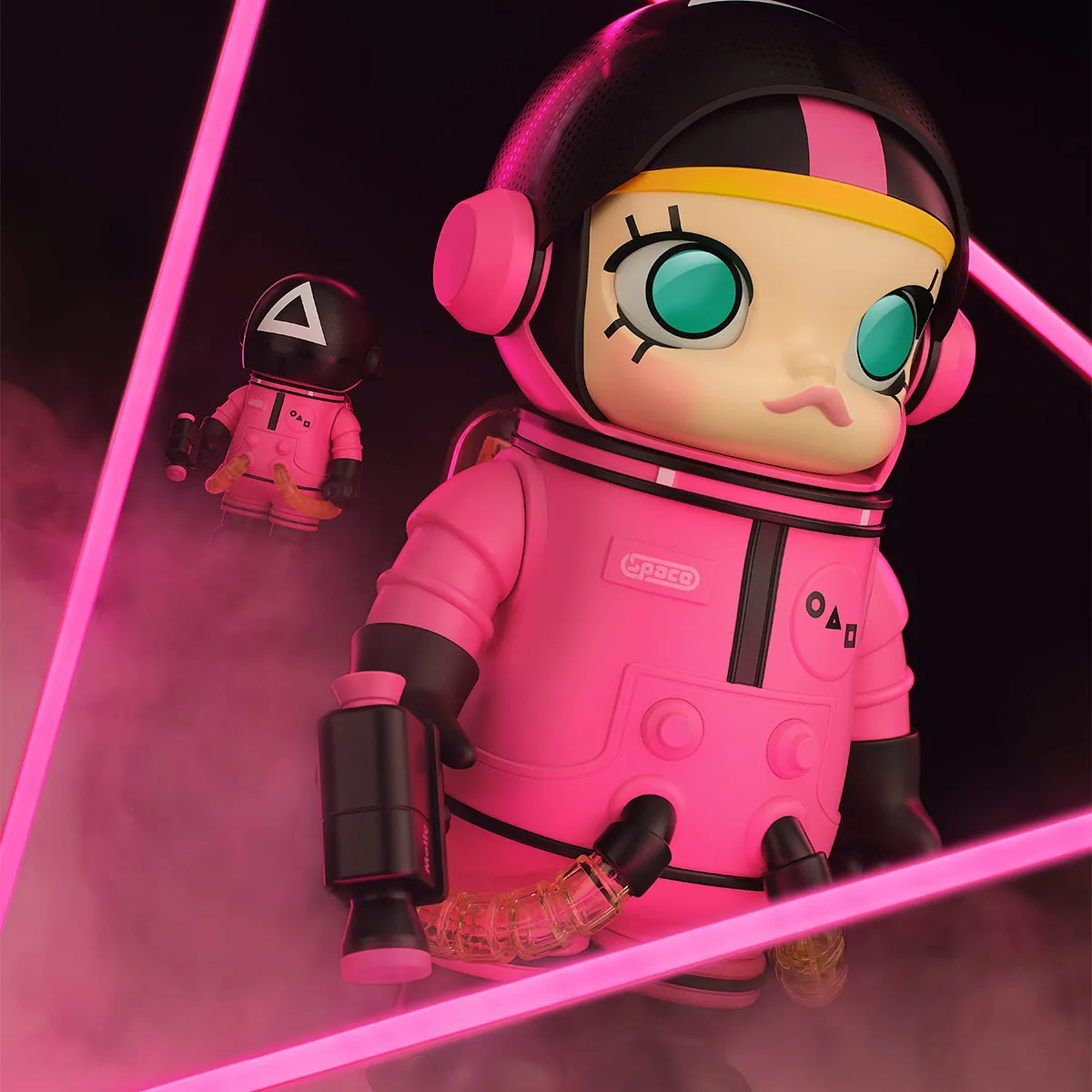 MEGA SPACE MOLLY 400%+100% 鱿鱼游戏 - POP MART (Japan)