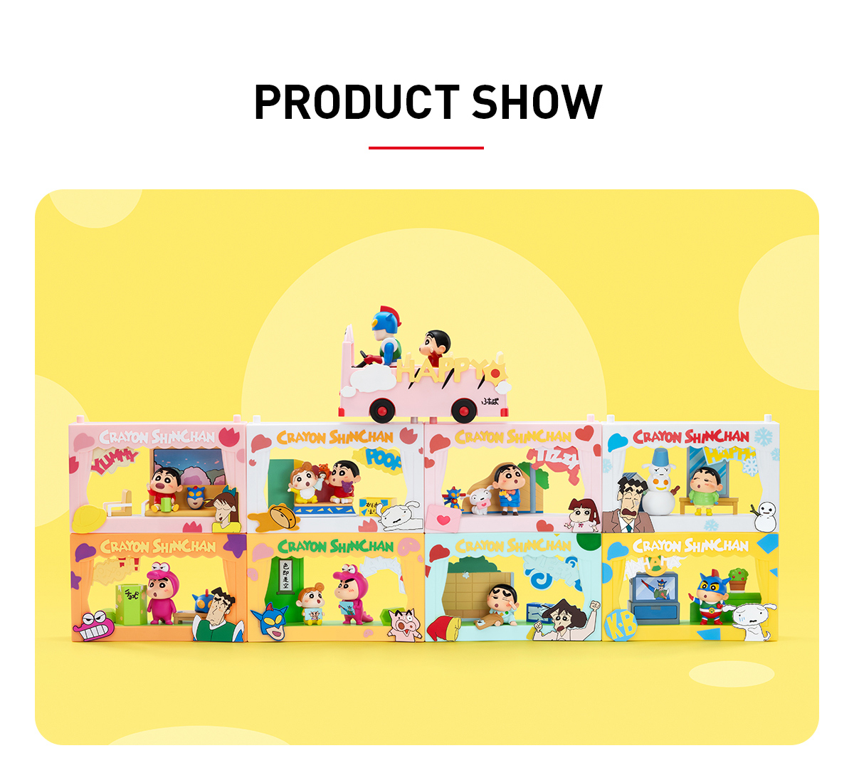 POP NOW:Crayon Shinchan Life Theatre Series Scene Sets - POP MART