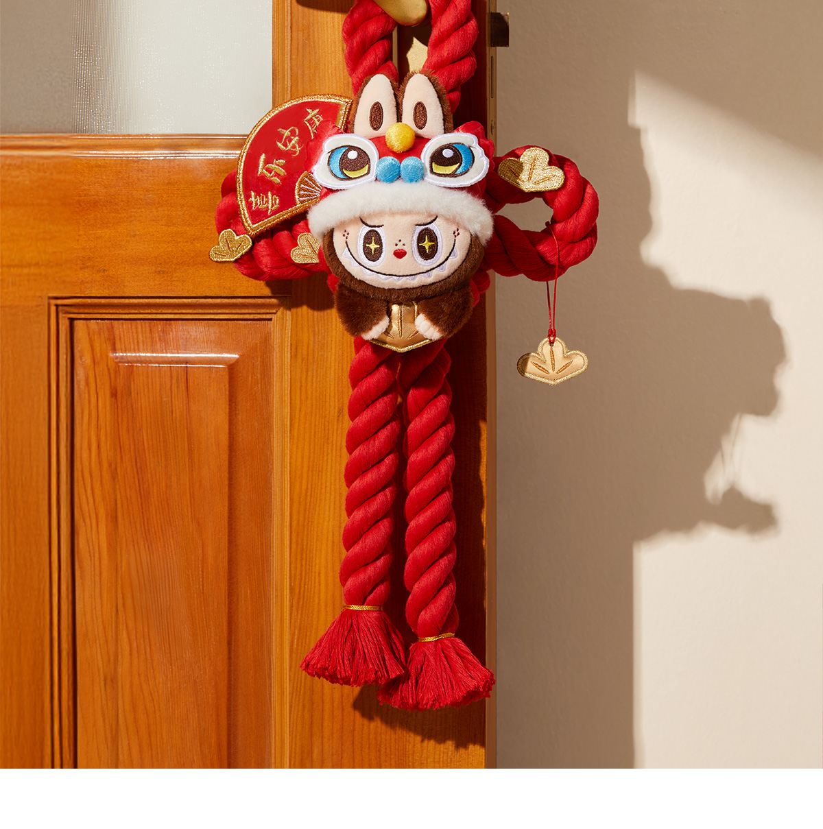 ぬいぐるみ LABUBU Plush Door Decoration Wealthy Snake's New Year Celebration Series-LABUBU Plush