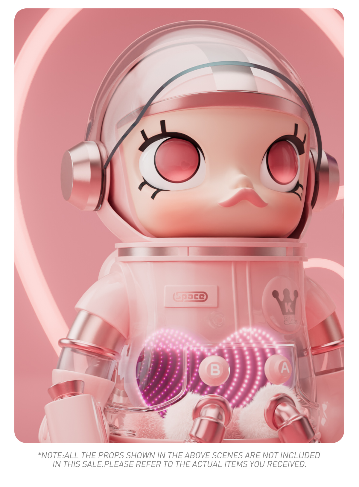 MEGA SPACE MOLLY 1000% SMITTEN LOVE - POP MART (Japan)