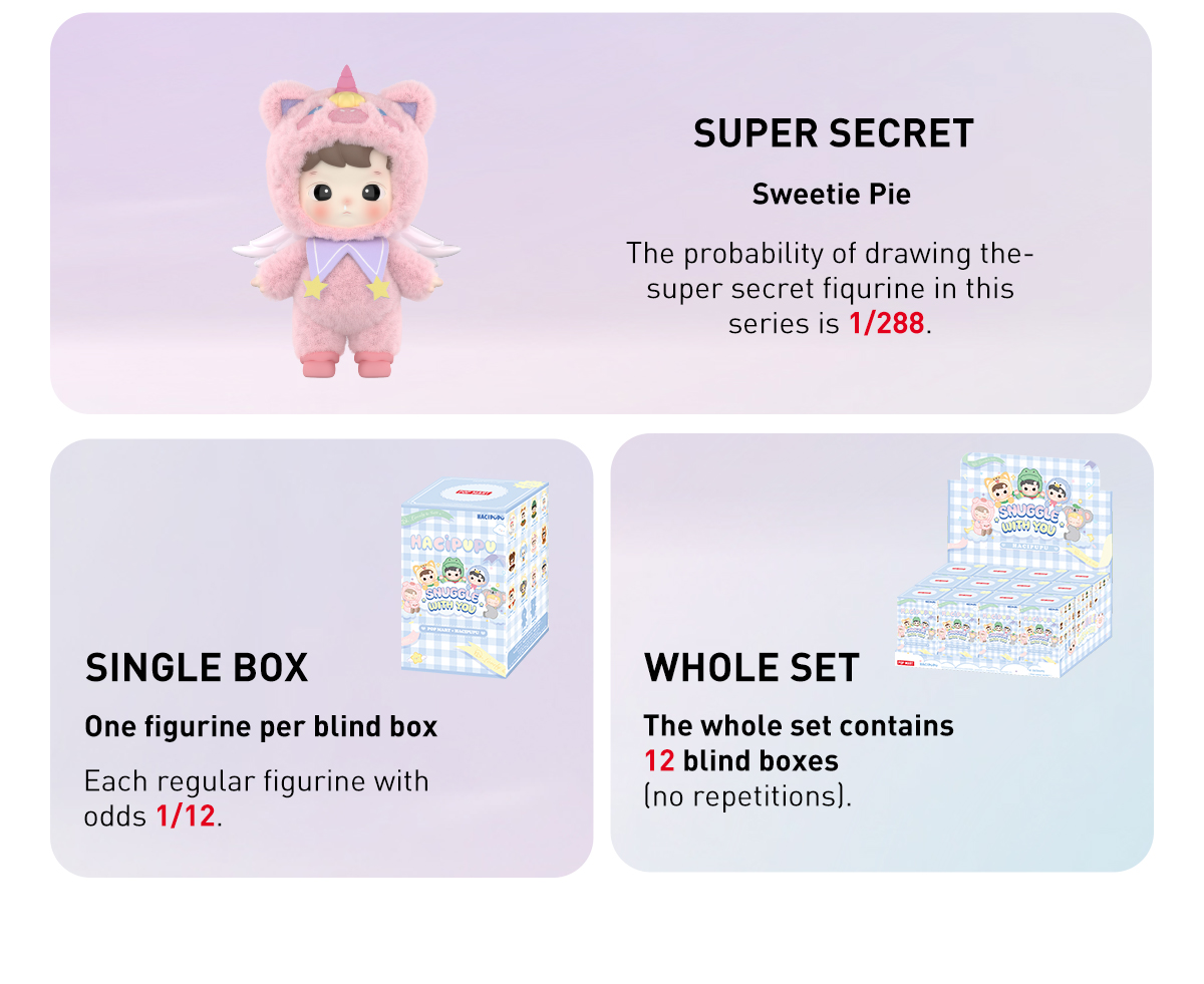 HACIPUPU Snuggle With You Series Figures - POP MART (Japan)