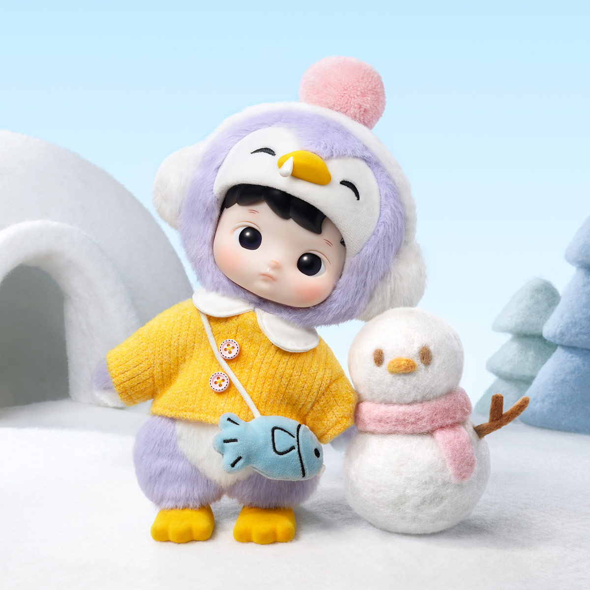 HACIPUPU Penguin 1/8 Action Figure - POP MART (Macao, China)