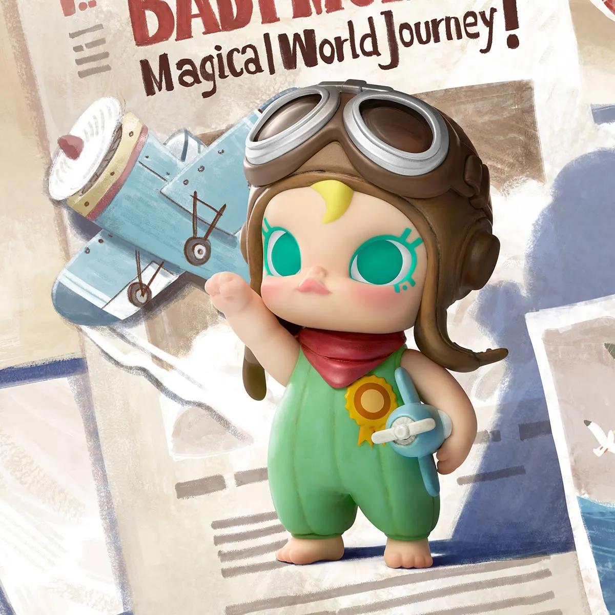 Baby Molly My Huggable Discovery Series Figures - POP MART (Hong 