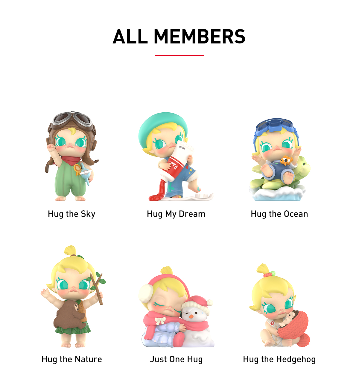 その他 Baby Molly My Huggable Discovery Baby Molly My Huggable Discovery Series Figures - POP MART