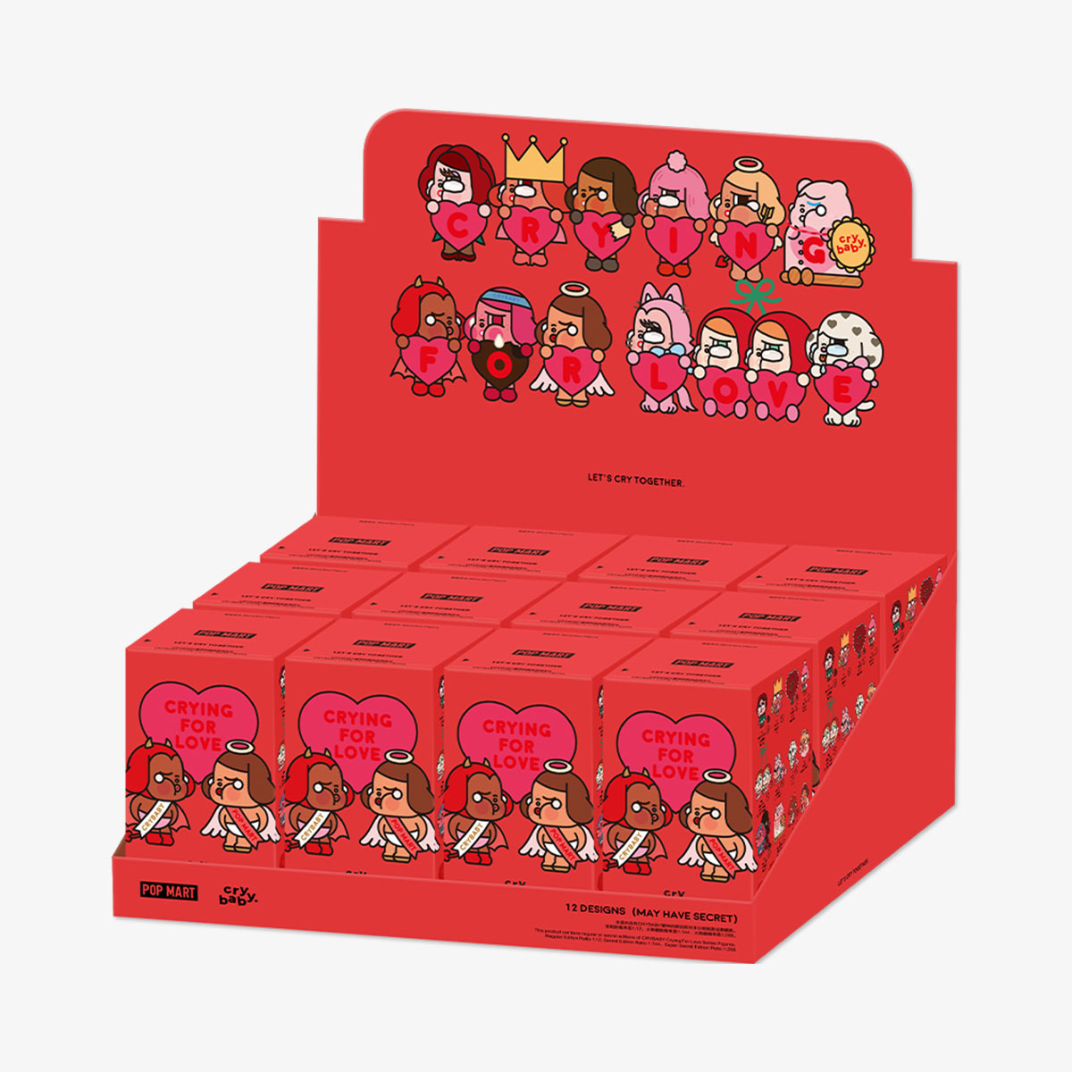 POP MART CRYBABY Crying For Love クライベイビー POP NOW:CRYBABY Crying For Love Series Figures - POP MART