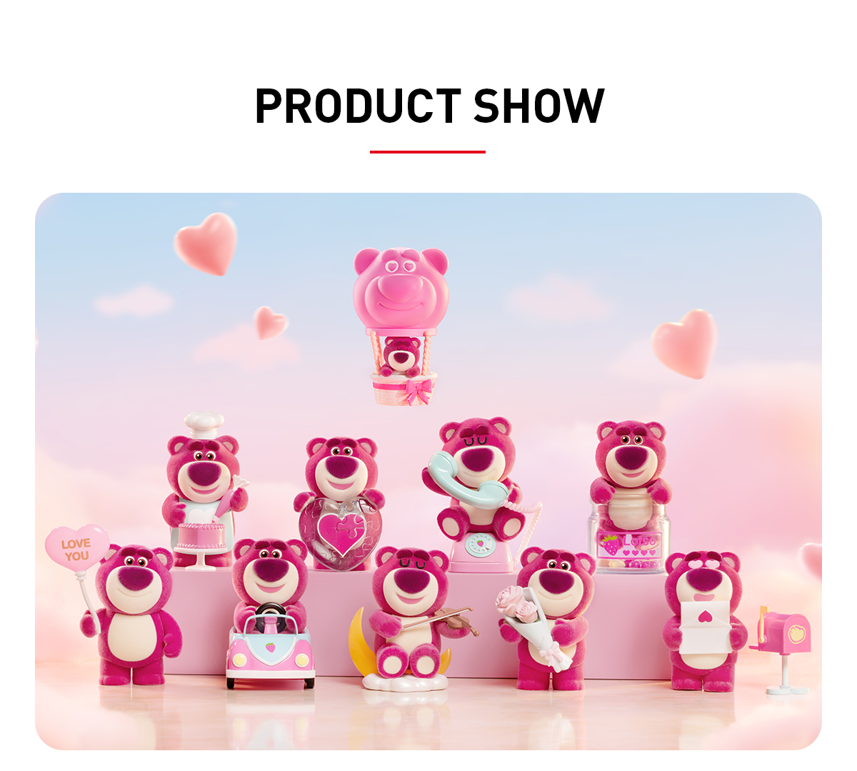 ポップマートロッツォ Disney/Pixar Lotso Wondrous Rendezvous Series Figures - POP