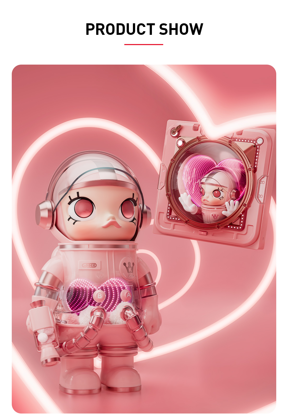 MEGA SPACE MOLLY SMITTEN LOVE《IN SPACE》3D Painting – WHOOPEA