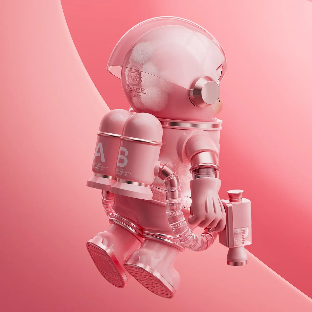 MEGA SPACE MOLLY 400% SMITTEN LOVE - POP MART (Japan)