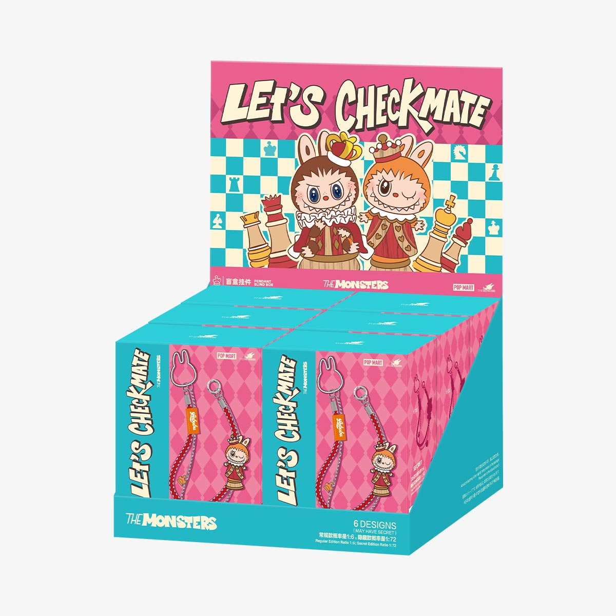 THE MONSTERS Let's Checkmate Series-Pendant Blind Box - POP