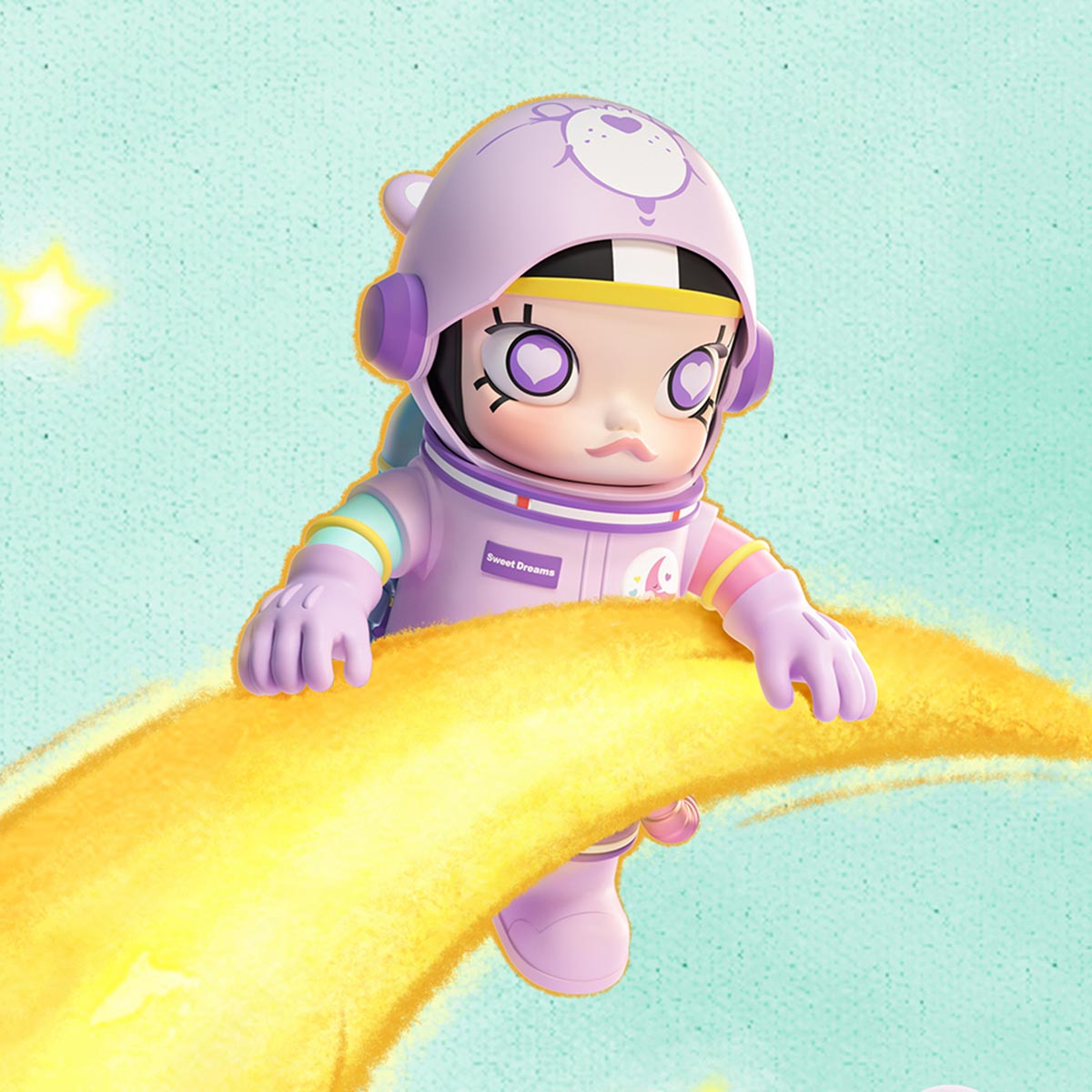MEGA SPACE MOLLY 400%+100% Sweet Dream Bears - POP MART MEGA SPACE MOLLY 400%+100% Sweet Dream Bears - POP MART
